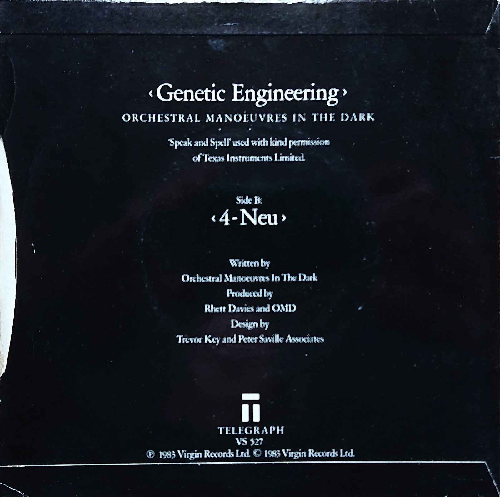 Back cover of VS 527